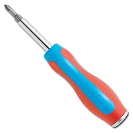 Channellock 61CB Channellock 6 in 1 Multi-Bit Screwdriver (Slotted, Phillips screws and Nutdriver)