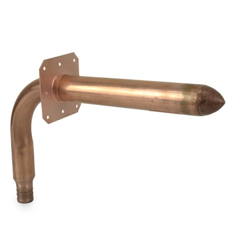 Sioux Chief Copper Stub Out Elbow w/ Ear for 3/4" PEX Tubing, 4.5" x 8"