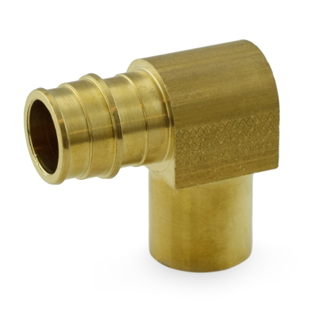Sioux Chief 3/4" PEX x 3/4" Male Sweat F1960 Elbow, LF Brass
