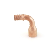 Sioux Chief 1/2" PEX x 1/2" Copper Pipe Elbow (Lead-Free Copper) - Image 2