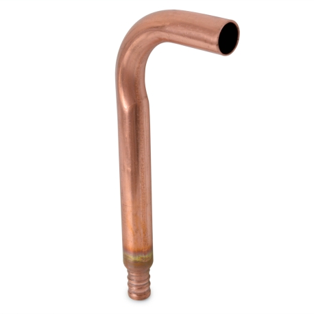 Sioux Chief 1/2" PEX Crimp × 1/2" Male Sweat Elbow Shower Mixing Valve Connector