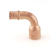 Sioux Chief 3/4" PEX x 3/4" Copper Pipe Elbow (Lead-Free Copper) - Image 2