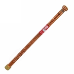 18" Flexible Copper Water Heater Connector, 3/4" Push-Fit x 3/4" FIP (Swivel)