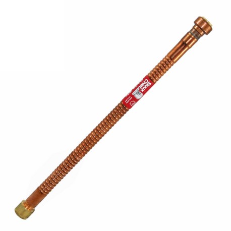 Sioux Chief 18" Flexible Copper Water Heater Connector, 3/4" Push-Fit x 3/4" FIP (Swivel)