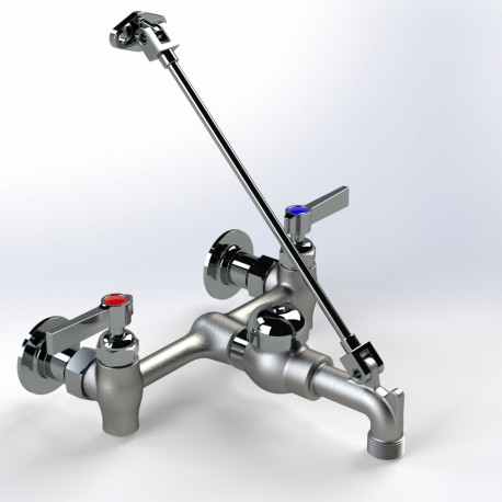 Mustee Mop Sink/Basin Faucet, Chrome