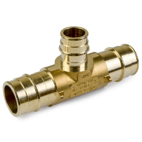 Sioux Chief 1" x 1" x 3/4" Expansion PEX Tee, LF Brass