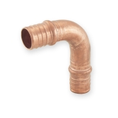 Sioux Chief 1" PEX x 1" PEX Elbow (Lead-Free Copper) - Image 1