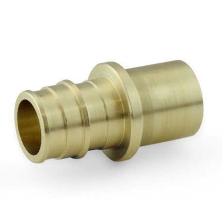 Sioux Chief 3/4" PEX x 3/4" Male Sweat F1960 Adapter, LF Brass