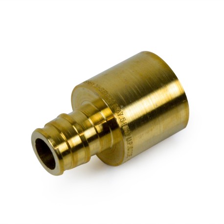 Sioux Chief 1/2" PEX x 3/4" Female Sweat F1960 Adapter, LF Brass