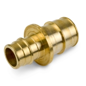 Sioux Chief 1" x 3/4" Expansion PEX Reducing Coupling, LF Brass - Image 1