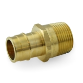 Sioux Chief 1" PEX x 1" Male Threaded F1960 Adapter, LF Brass - Image 1