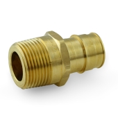 Sioux Chief 1" PEX x 1" Male Threaded F1960 Adapter, LF Brass - Image 2