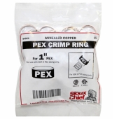 Sioux Chief 1" PEX Copper Crimp Rings (25/bag), Made in USA - Image 2