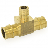 3/4" x 3/4" x 1/2" Expansion PEX Tee, LF Brass Sioux Chief