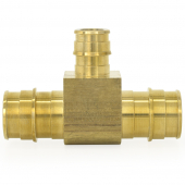 3/4" x 3/4" x 1/2" Expansion PEX Tee, LF Brass Sioux Chief