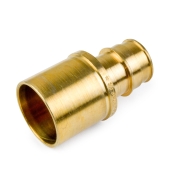 3/4" PEX x 1" Male Sweat F1960 Adapter, LF Brass Sioux Chief