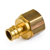 3/4" PEX x 1" Female Threaded F1960 Adapter, LF Brass Sioux Chief