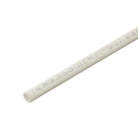 Sioux Chief 1/2" x 10ft Straight Length (Stick) PowerPEX Non-Barrier PEX-B Pipe, White (Expandable, F1960 compliant)