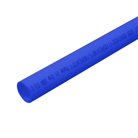 Sioux Chief 1" x 10ft Straight Length (Stick) PowerPEX Non-Barrier PEX-B Pipe, Blue (Expandable, F1960 compliant)