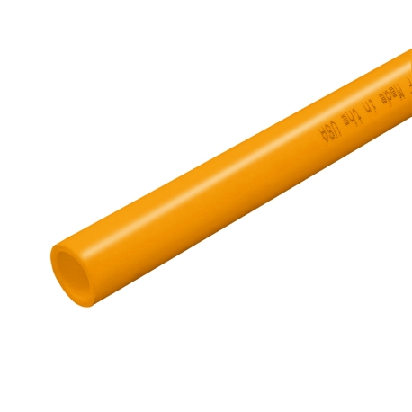 Sioux Chief 1" x 20ft Straight Length (Stick) PowerPEX Oxygen Barrier PEX-B Pipe, Orange (Expandable, F1960 compliant)