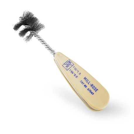 Mill-Rose 1-1/2" Copper Fitting Brush With Plastic Handle, Heavy Duty, for Plumbing & Refrigeration