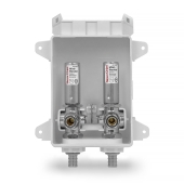 Sioux Chief Ox Box Lavatory Outlet Box w/ Water Hammer Arrestors, 1/2" PEX (Lead-Free) - Image 1