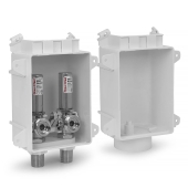 Sioux Chief Ox Box Washing Machine Outlet Box w/ Water Hammer Arrestors, 1/2" MPT/Sweat (Lead-Free) - Image 2