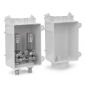 Sioux Chief Ox Box Washing Machine Outlet Box w/ Water Hammer Arrestors, 1/2" PEX (Lead-Free) - Image 2