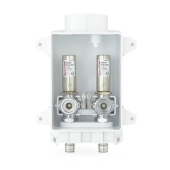 Sioux Chief Ox Box ONE Washing Machine Outlet Box w/ Water Hammer Arrestors, 1/2" PEX-A (F1960), Lead-Free - Image 1