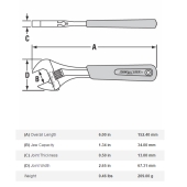 Channellock 6WCB Channellock 6" WideAzz Adjustable Wrench - Image 2
