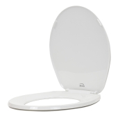 Bemis Bemis 70 (White) Economy Plastic Round Toilet Seat - Image 2