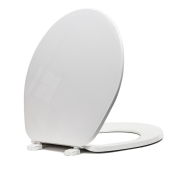Bemis Bemis 70 (White) Economy Plastic Round Toilet Seat - Image 4