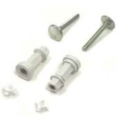 Bemis Bemis 730SL (White) Hospitality Plastic Soft-Close Round Toilet Seat - Image 5