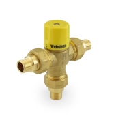 Webstone Valves 1/2" Union Male Threaded Mixing Valve (Lead-Free), 95-131F - Image 2