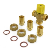 Webstone Valves 3/4" Union Sweat Mixing Valve (Lead-Free), 95-131F - Image 3