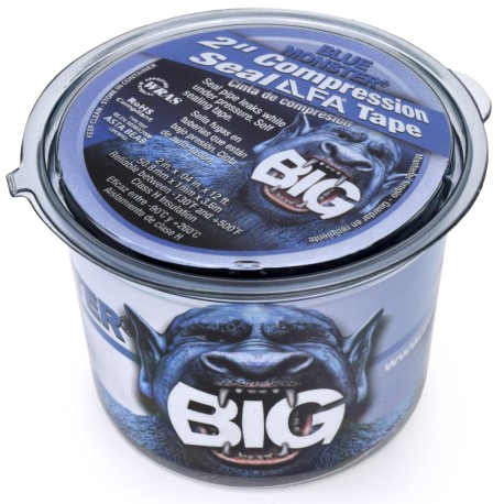 Mill-Rose Blue Monster Self-Fusing Silicon Seal Tape, 2" x 12ft