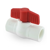 Matco-Norca 3/4" PVC Ball Valve, FPT Threaded, Sch. 40/80 - Image 2