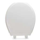 Bemis Bemis 7750TDG (White) Hospitality Plastic Round Toilet Seat w/ DuraGuard, Heavy-Duty - Image 3