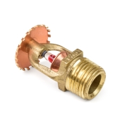 Tyco TY-B Upright Fire Sprinkler Head, Standard Response, K=5.6, Rough Brass, 155°F, 1/2" NPT - Image 2