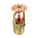 TY-B Pendent Fire Sprinkler Head, Standard Response K=5.6, Rough Brass, 155°F, 1/2" NPT