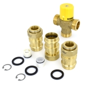 Webstone Valves 1" Union Press Mixing Valve (Lead-Free), 95-131F - Image 3