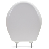 Bemis Bemis 790TDGSL (White) Hospitality Plastic Round Toilet Seat w/ Soft-Close & DuraGuard, Heavy-Duty - Image 3