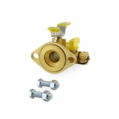 Webstone Valves 1" Press Isolator Flange Valve w/ Drain & Rotating Flange - Image 2