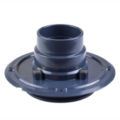 Sioux Chief Round PVC Shower Pan Drain w/ Snap-in 19-Gauge St. Steel Strainer, 2" Hub x 3" Inside Fit (less test plug) - Image 4