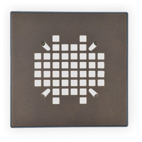 Sioux Chief Round-To-Square Adapter for 821-T200(P) Drain w/ Snap-in Oil Rubbed Bronze Strainer