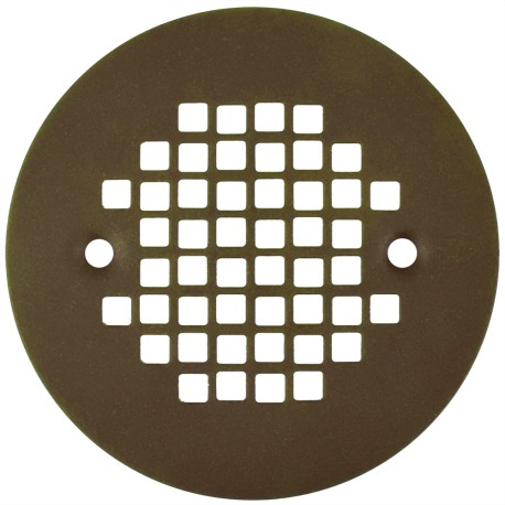 Sioux Chief 4-1/4" Oil Rubbed Bronze Screw-on Shower Drain Strainer w/ Screws