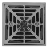 Sioux Chief Square PVC Shower Tile/Pan Drain w/ Polished Steel Strainer, 2" Hub x 3" Inside Fit - Image 3
