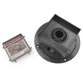 Sioux Chief Square Tile-in PVC Shower Pan Drain w/ 4" x 4" St. Steel Tile Insert Grate, 2" Hub - Image 2