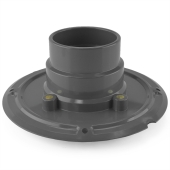 Sioux Chief Square Tile-in PVC Shower Pan Drain w/ 5" x 5" St. Steel Tile Insert Grate, 2" Hub - Image 5