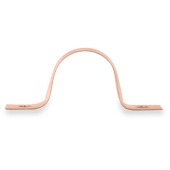 PHD 3/4" Copper Plated Pipe Strap (Box of 100) - Image 2